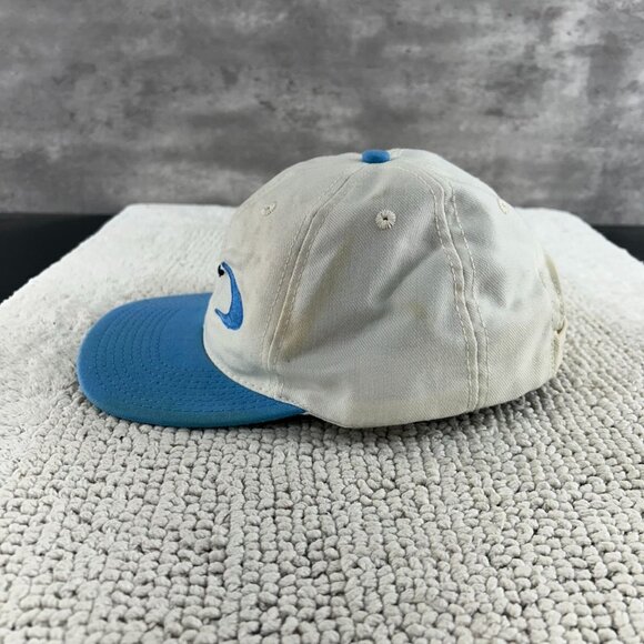 90s Vintage Nike Snapback Hat OSFA Embroidered Wool Two Tone Cap Center Swoosh - Picture 3 of 13